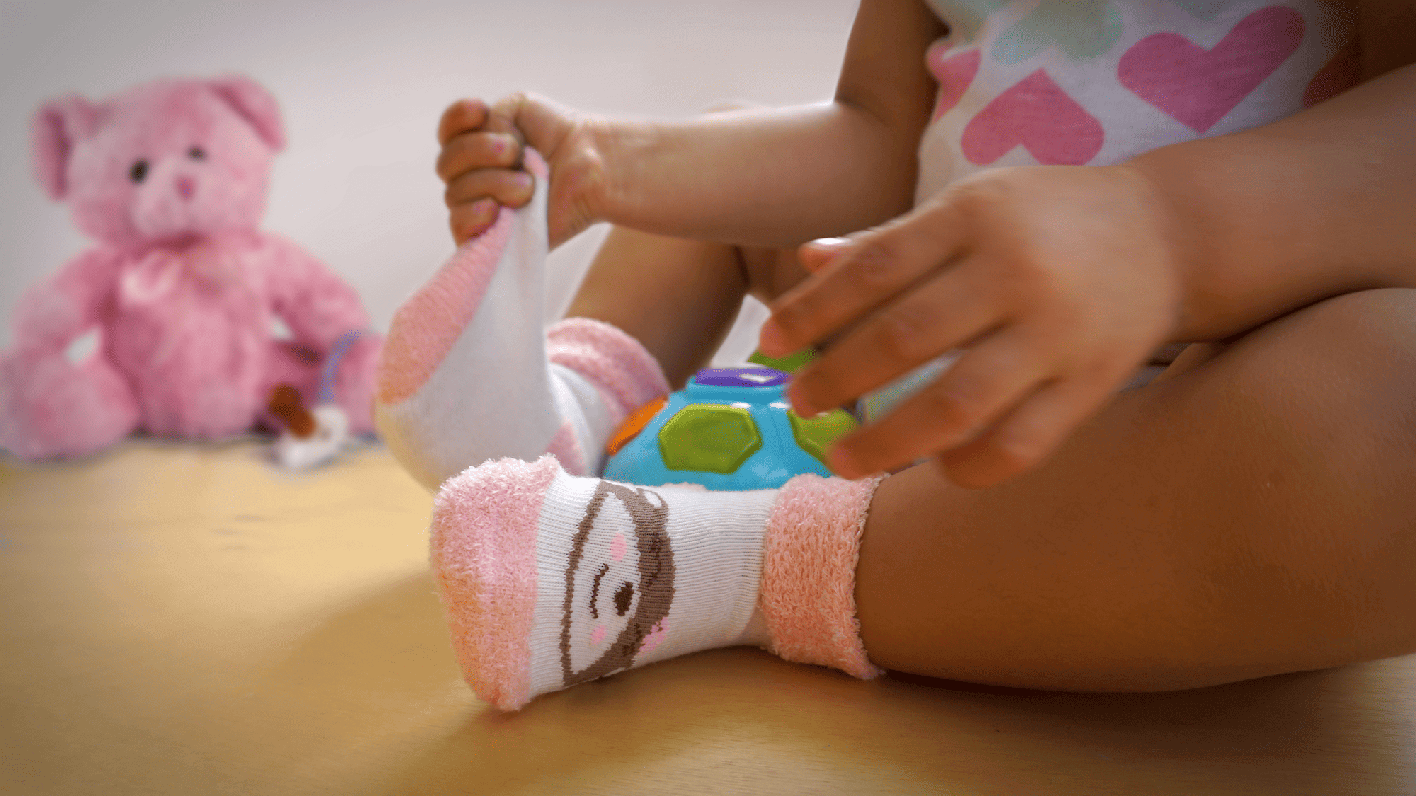 illustration chaussettes bébé fille bébé garçon