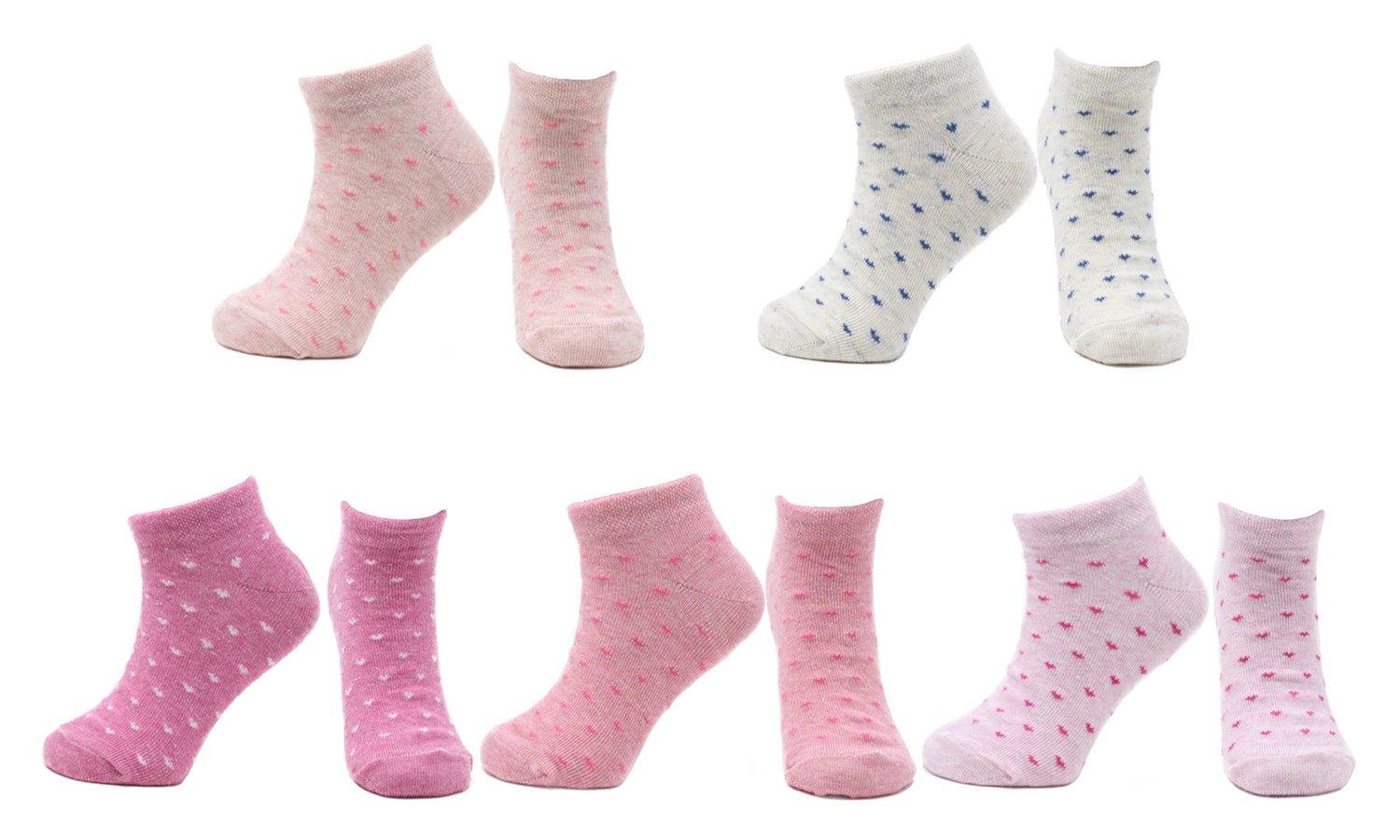 Chaussettes Bambou Bébé Fille Sans Couture (5 paires) – Kolibri Socks